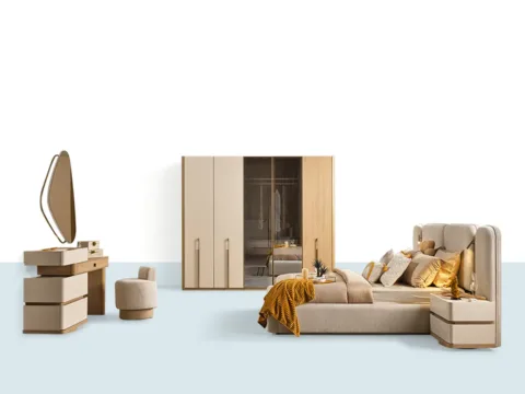 Lotus Yatak Odası Takımı – ana ürün görseli (genel görünüm)