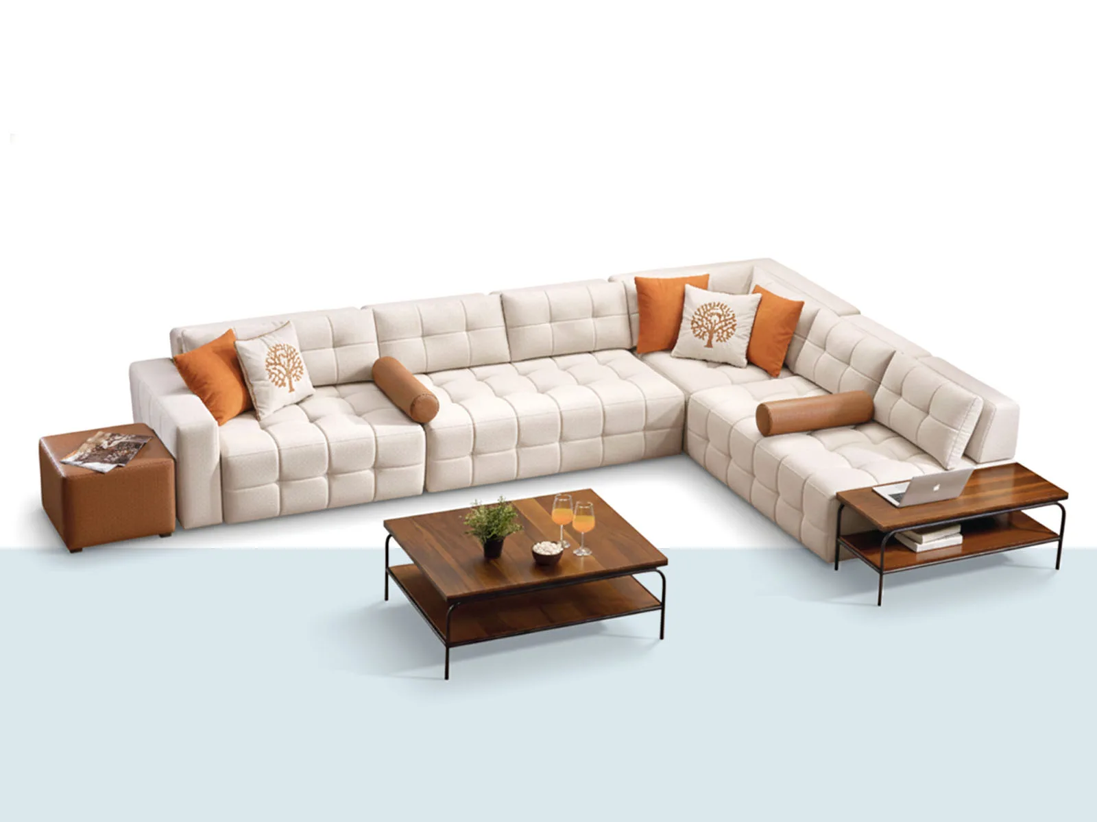 Jolly Köşe Koltuk Takımı (Ana Görsel) Jolly Köşe Koltuk Takımı – şablonlu ana görsel, köşe yerleşimi ve takımın genel formu