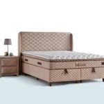 Niron Baklava Yatak Seti Krem Renk