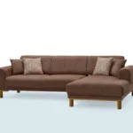 Şimşek Köşe Koltuk – L köşe form, açık renk döşeme, modern tasarım (ana görsel)