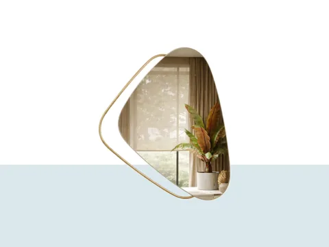 Lotus Konsol Aynası – ana ürün görseli (ön görünüm)