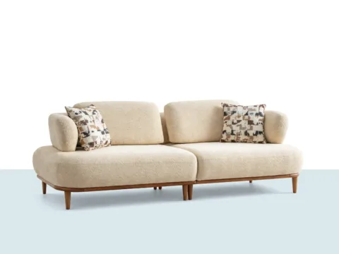 London Mini 3’lü Kanepe – Kompakt ve Dengeli Tasarım