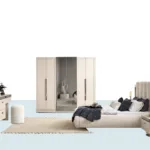 Verona Yatak Odası Takımı – yatak, gardırop, şifonyer ve komodin takım görseli