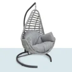 Kule salıncak, minder dahil, yaylı salınım sistemi ve metal iskelet