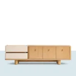 Niron Prime Lotus TV Ünitesi Takımı – Minimal Ahşap TV Ünitesi