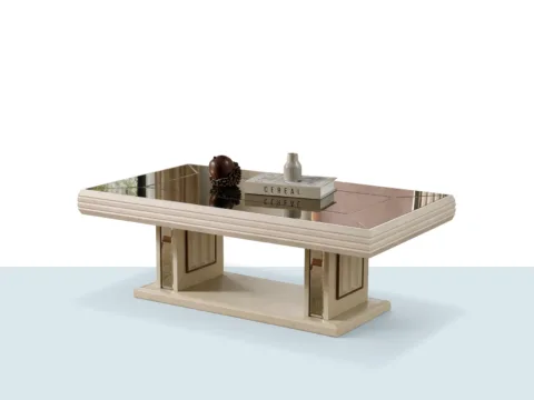 Milenyum dikdörtgen orta sehpa – modern salon için tasarlanmış sehpa modeli