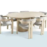 Traverten Masa Takımı