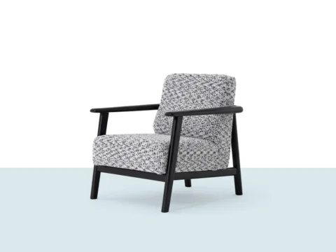 London Mini Berjer – Yumuşak Hatlı Kompakt Tasarım