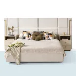 Moss Baza Başlık seti mavi şablon ana görsel – yatak bazası, modern baza