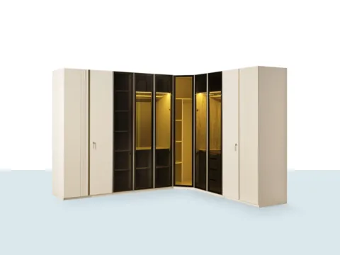 Moss Köşe Gardırop 10 Kapılı mavi şablon ana görsel – köşe dolap, geniş depolama