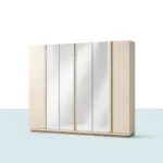 Robin gardırop 6 kapılı – yatak odasında modern ve geniş depolama çözümü