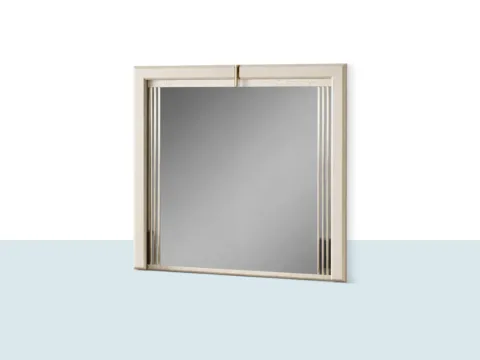 Moss Şifonyer Aynası – modern çerçeveli dekoratif ayna (mavi ana görsel)