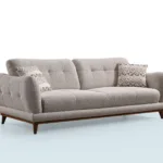 Vien 3’lü kanepe; kapitone detaylı sırt formu, geniş oturum alanı ve zarif ayak yapısıyla modern salonlar için premium bir oturma çözümüdür.