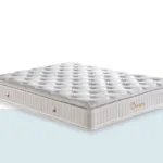 Dream Yatak – beyaz kapitone üst yüzeyli, nefes alabilen kumaş detaylı konfor yatak (tek ürün görseli)