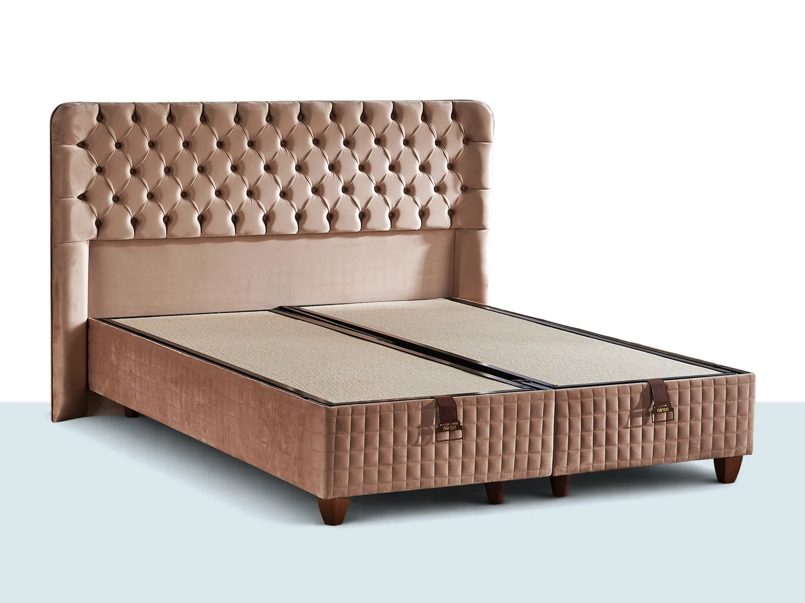 Elagance Baza Başlık Elegance baza seti baza başlık düğme kapitone chester başlık dokulu baza premium yatak takımı