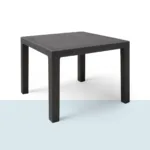 Niron Maya Bahçe Takımı, ayrı masa ve kollu sandalyelerden oluşan modern dış mekân seti